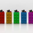 Image-1.jpg Bic Block, mini Bic lighter case inspired by a popular toy brick