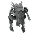 Space-Elf-Walker-1-unpainted-Mystic-Pigeon-Gaming-7.jpg Walker Mech Gun Platform (60mm base, space elf proxy)