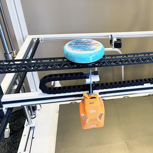 Truss for X Gantry Orange Giga for Cloud 3D model