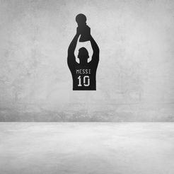 messi.35.jpg Файл STL MESSI - Настенная диаграмма Лионеля Месси・3D-печатная модель для загрузки