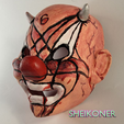 SHAWN.png Shawn Crahan Mask, Clown mask "Slipknot"