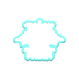 Trick-or-Treat-1.png Trick or Treat Text Cookie Cutter | STL File