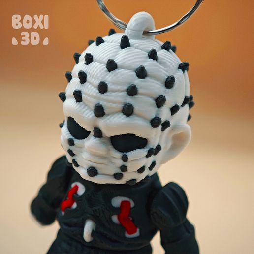 Pinhead_Boxi3D_06.jpg PINHEAD - FLEXI - ARTICULATED - CUTE-PRINT IN PLACE