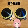Portada.jpeg STL file Anya Forger Spy X Family Hair Clips・3D print object to download