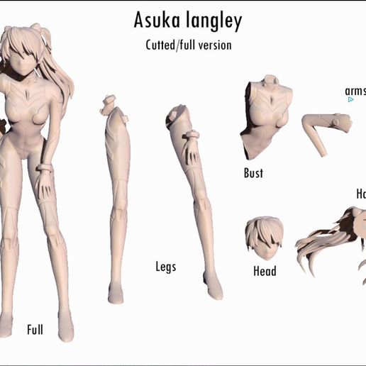 Captura.jpg Télécharger fichier STL gratuit Asuka Langley Neon • Plan pour imprimante 3D, sajikwitt