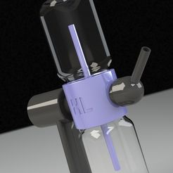 blue.jpg Archivo STL BEING XL Gravity Bong 32oz mason jar・Diseño para descargar y imprimir en 3D