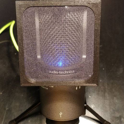 Download free STL file Anti pop filter audiotechnica AT2020 • 3D ...