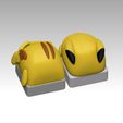 Pikachu_10.jpg Lazy Pikachu Keyboard Decoration - 3D Print Model STL