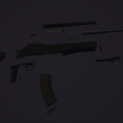 hrgwer.png STL file Nikonov AN-94 Abakan assault rifle (Russia)・3D printing design to download