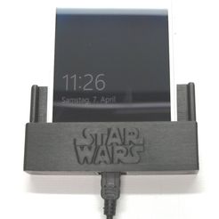 Phone_wall_mount_incl._Star_Wars_logo_a.JPG Настенный держатель для телефона с логотипом "Звездные войны