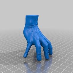 Wednesday_Original_Hand.png Archivo STL Cosa (Mano) Miércoles・Objeto de impresión 3D para descargar