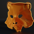 .7.png Tiger Cosplay Face Mask 3D print model