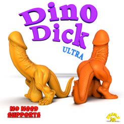 dinoDickUltra.jpg STL-Datei Dino Dick Ultra・3D-druckbares Design zum Herunterladen