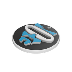 13-c.png STL-Datei Schlüsselanhänger/ Schlüsselanhänger Frozono (Emblem/Die Unglaublichen)・3D-druckbares Modell zum Herunterladen