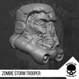 7.png Storm Trooper Zombie Slayer Head for 6 inch action figures