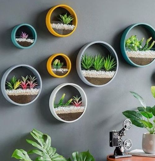 Round wall planter - 3D model önizlemesi