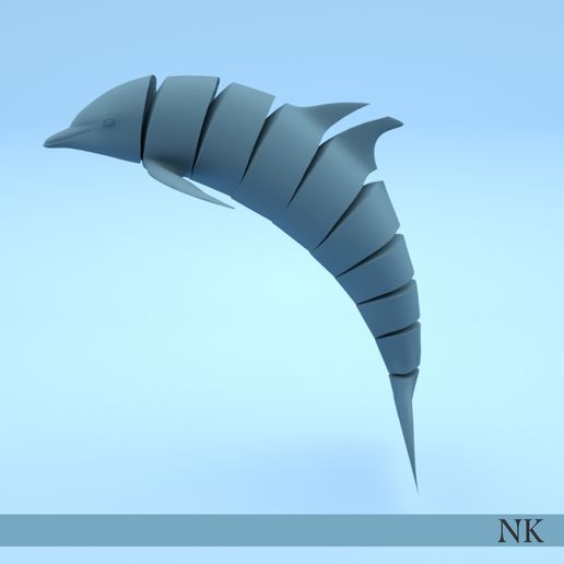 ARTICULATED DOLPHIN 3D model