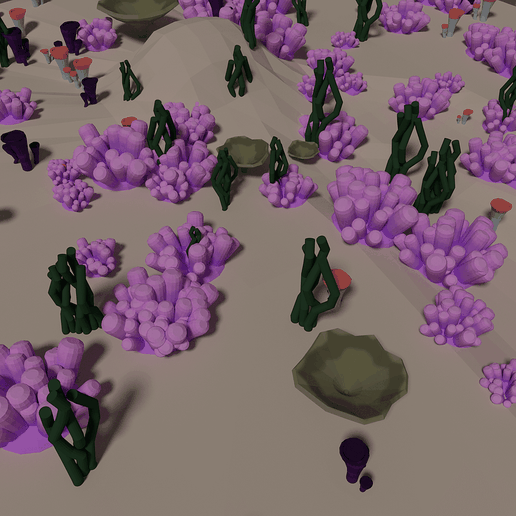 3D file Coral Reef 🪸 ・Model to download and 3D print・Cults