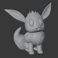 eevee-solid-render.png Eevee - Pokemon Sculpt