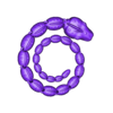 Snake2.stl STL file 30 Inch Snake, Print In Place, Basilisk, Boa, Python, Articulating Flexi Wiggle Pet・3D printer design to download
