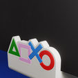 render_009.png PS4 WALL BRACKET ALL VERSIONS - LOGOS INCLUDED