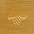 maravilla.png Cookie Cutter wonder woman logo / Cookie Cutter Wonder Woman Logo