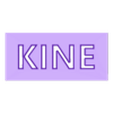 KINE.stl kine door sign
