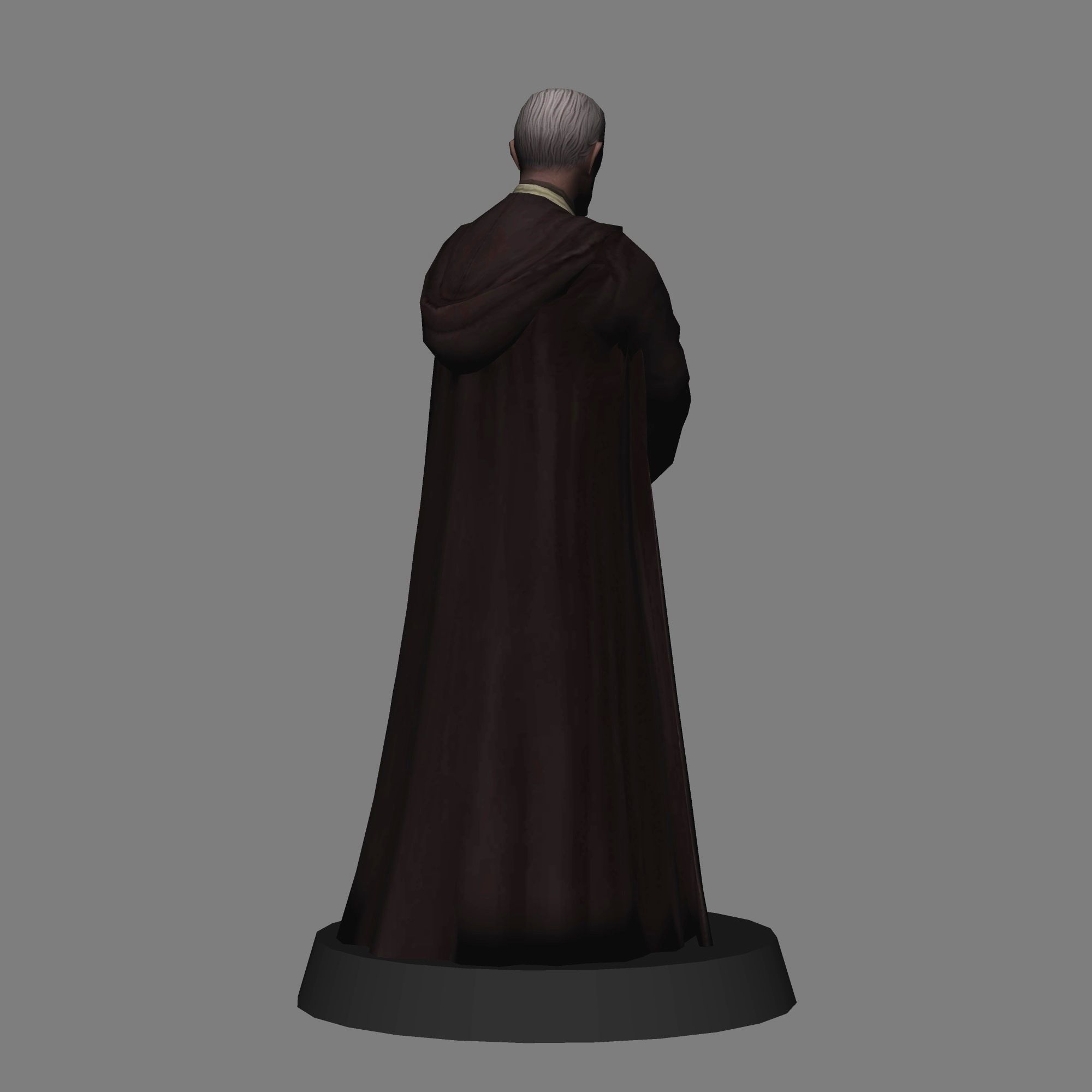 03.jpg Télécharger fichier STL Obi Wan Kenobi - Starwars LOW POLY 3D PRINT • Modèle à imprimer en 3D, TonMcu