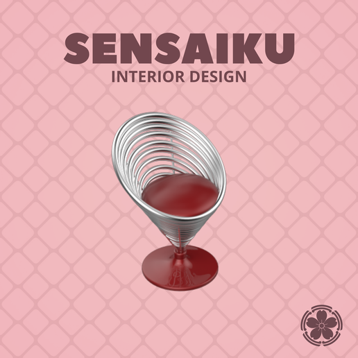 Miniature Replica 1:12 Verner Panton 05. Wire Cone Chair for Miniature Dollhouse - Vitra - 3D Print Instant Download - Miniature Furniture Designer Series