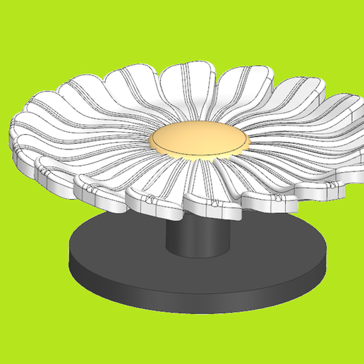 Flower Shoe Charm - 3D model önizlemesi