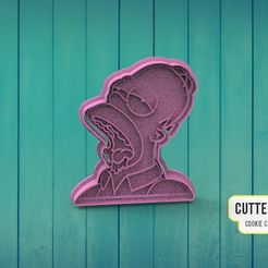 | CUTTERDESIGN 2 CORE CUTERNAKER Homer Simpson Cookie Cutter M1