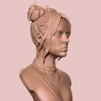 20.jpg Billie Eilish portrait sculpture 1 3D print model