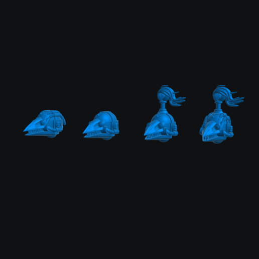 🛰 Plague Rider Helmer MK1・ STL File for 3D printing・Cults