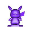 Otaku Studio Pokemon Pikachu With Base.stl PIKACHU - POKEMON FAN ART 3D MODEL