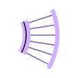 18N-Fan-Frame-Cut04ws.stl STL file Geared Turbofan Engine (GTF), 10 inch Fan Module・Model to download and 3D print