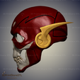3.png Flash Skull Mask - Fan Art 3D print model