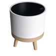 20260902_130746-Photoroom.jpg Stool-Shaped Plant Pot – Modular Planter (3D Printable STL Files)