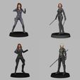 page0.jpg Pacote Viúva Negra x8 figuras - impressão 3d de baixo poli
