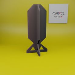 bomba.jpg Download free STL file Bomb art • 3D printer template, QBKO3D