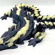 Gem-7.jpg Dragon de pierre précieuse, Dragon de cristal plus doux, Cinderwing3D, Dragon flexible articulé, Impression sur place, PAS de support !