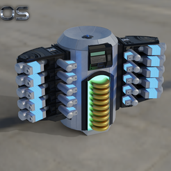 reactor-with-logo.png STL-Datei Mech-Reaktor kostenlos・3D-druckbares Modell zum herunterladen