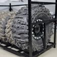 20220423_234915.jpg STL file Rack for Off Road Truck tires up to 5 inches・3D printer design to download