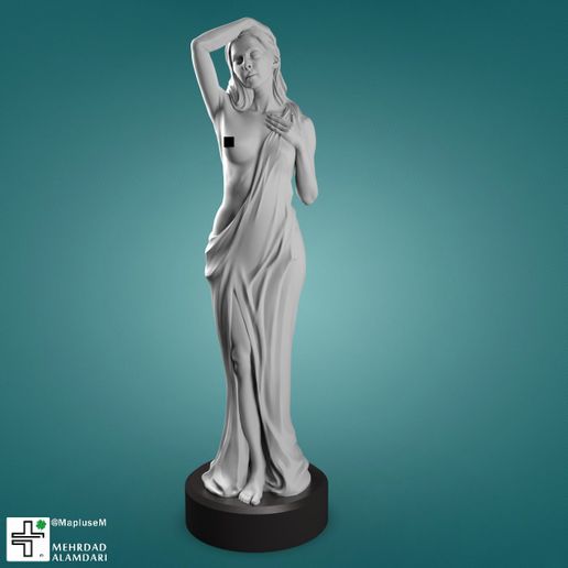 Statue Woman naked 3D model