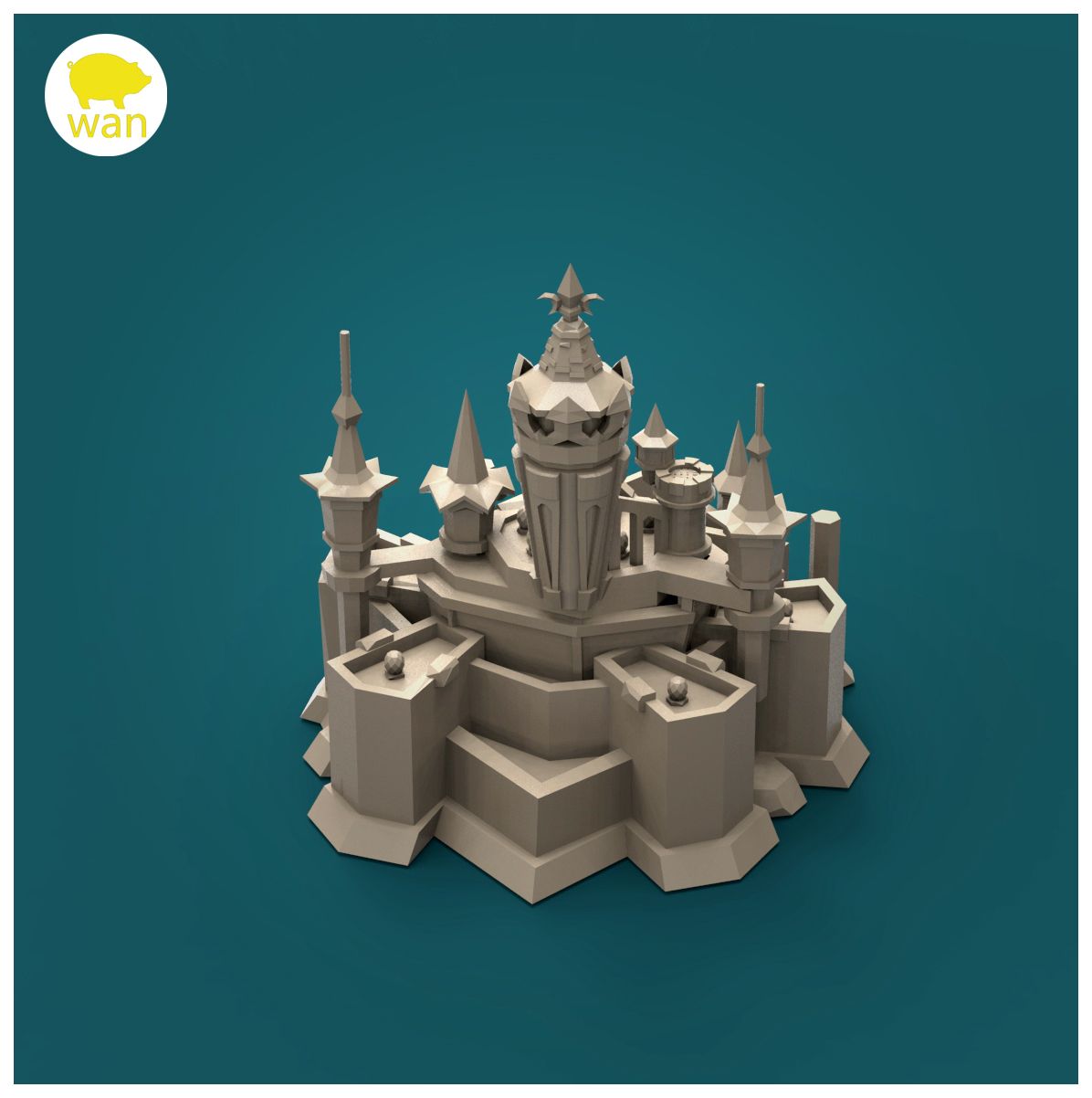 a.jpg Download STL file castle • 3D print design, surperwan
