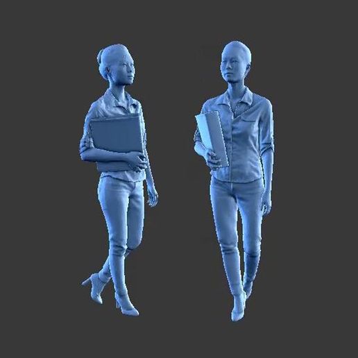 CHARACTER FIGURE GIRL W05 3D model