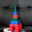 1.jpg STL file Suyumbike Tower with tatar ornaments・3D print design to download
