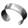 Rounded-edge-Concave-cuff-bracelet-26mm-wide-11.jpg Abgerundete Enden breite konkave Manschette Armband Größe M 3D-Druck Modell