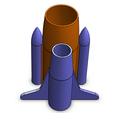 4.PNG Space Shuttle Pen Stand