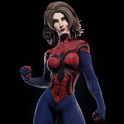 Snapinsta.app_1080_313030911_509083921082411_3308228042529311629_n.jpg STL file Spider-Girl 3D Print・Template to download and 3D print