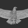 grZBrush-Document.jpg Eagle open wings - wall relief
